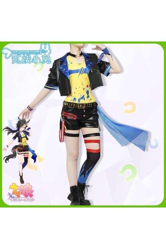 2XXT Cosplay Uma Musume Pretty Derby Air Shakur Race Outfit Cosplay Costume